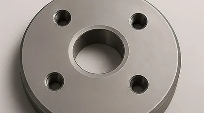 Титановый блин под фланец